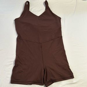 Brown Aerie activewear jumpsuit